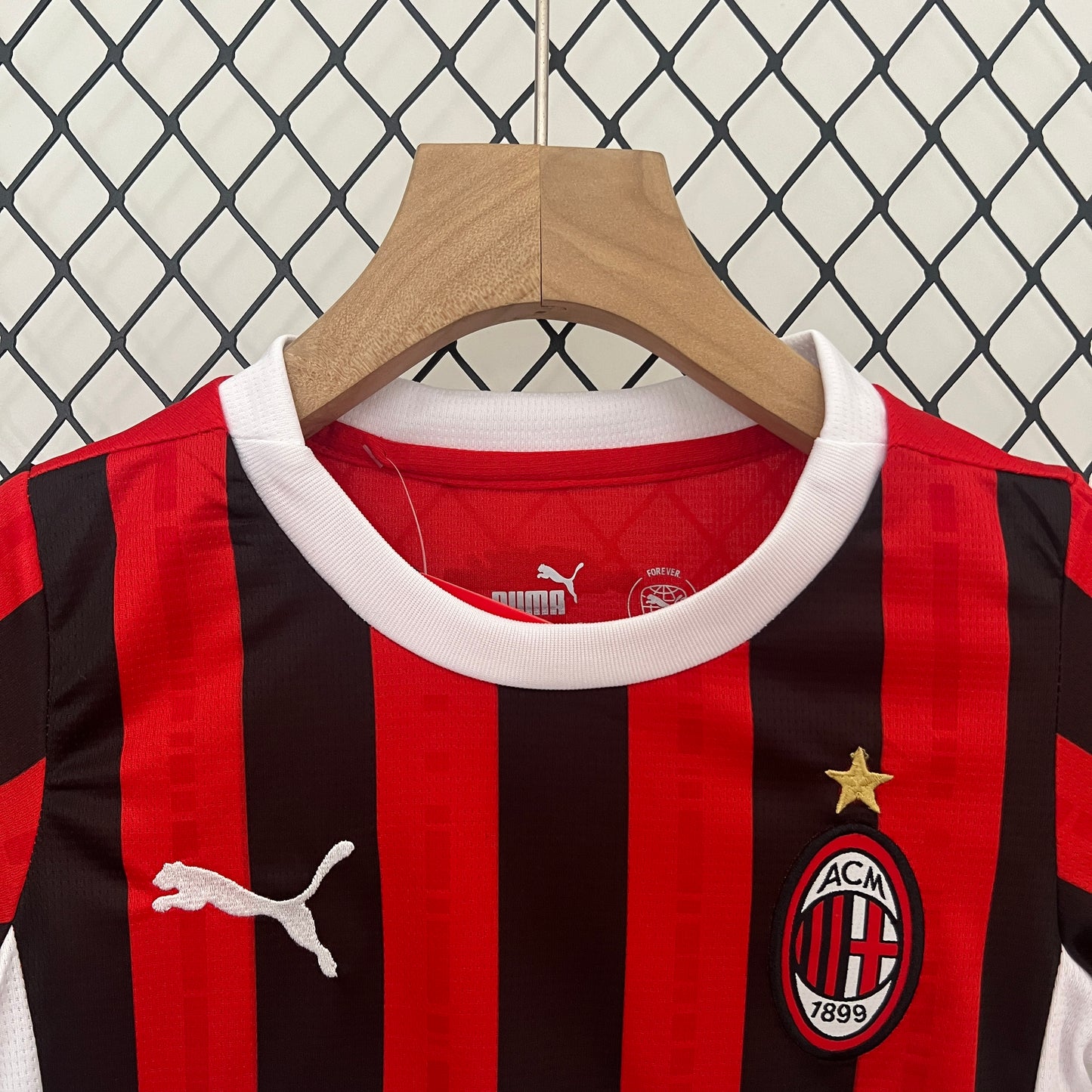 Ac Milan 24/25 Home Shirt Kids