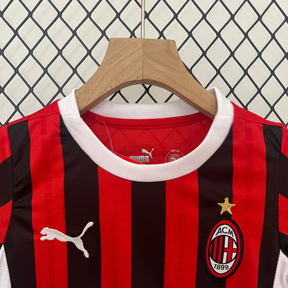 Ac Milan 24/25 Home Shirt Kids