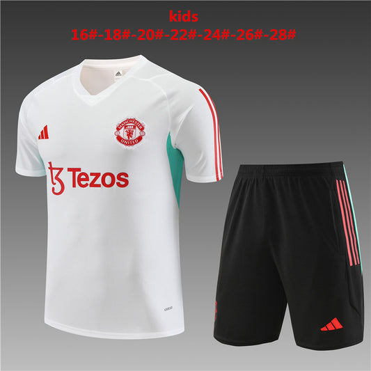 Manchester United Kids Short Sleeve Training Set