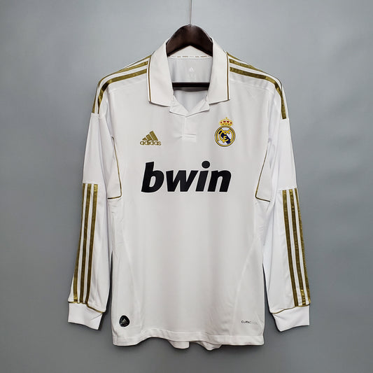 Real Madrid 11/12 Home Long Sleeve