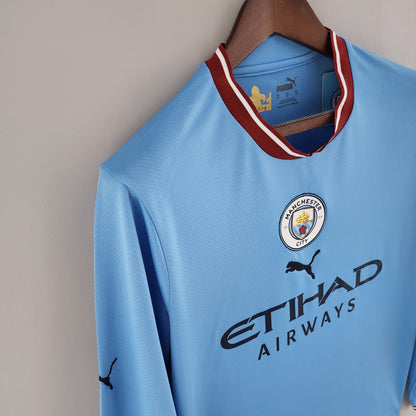 Manchester City 22/23 Home Long Sleeve