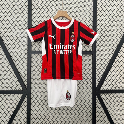 Ac Milan 24/25 Home Shirt Kids