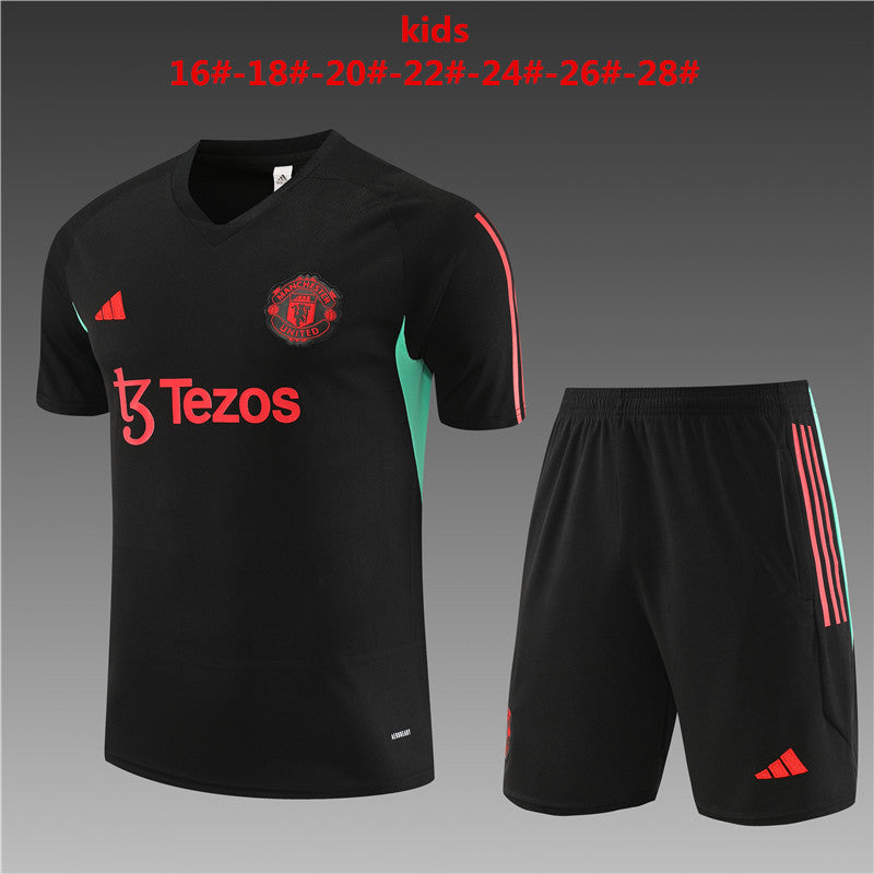 Manchester United Kids Short Sleeve Training Set