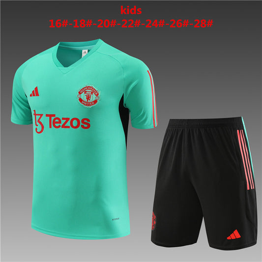 Manchester United Kids Short Sleeve Training Set