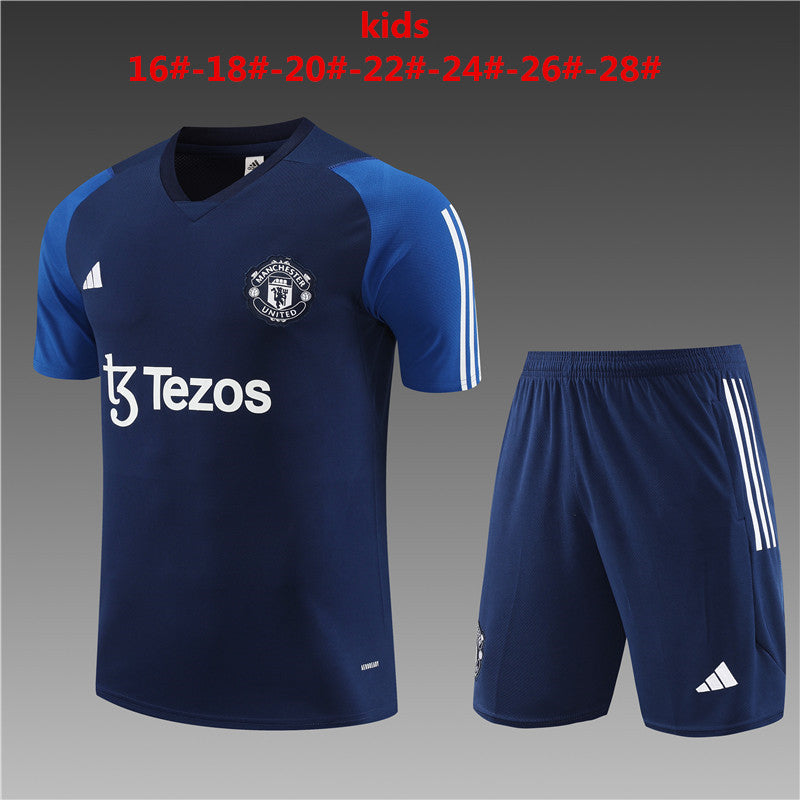 Manchester United Kids Short Sleeve Training Set